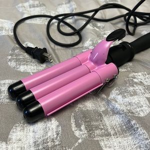 3 barrel curling iron waver